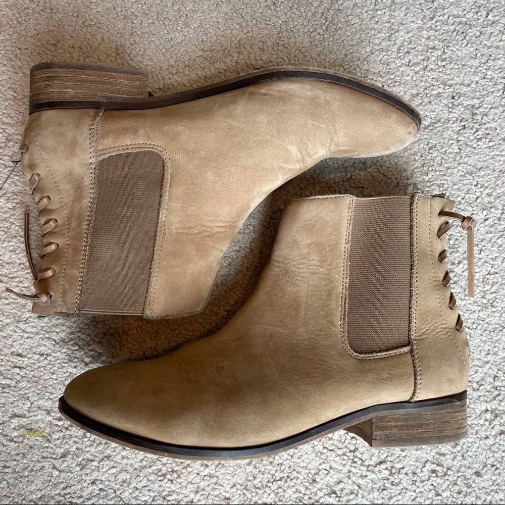 Aldo brown seude ankle boots